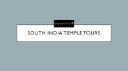 South india temple tours