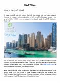 UAE Visa PowerPoint PPT Presentation