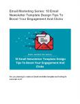 10 Email Newsletter Template Design Tips To Boost Your Engagement And Clicks PowerPoint PPT Presentation