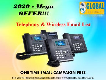 Telephony & Wireless Email List