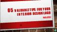 05 Valuable Tips For Your Interior Design Logo PowerPoint PPT Presentation