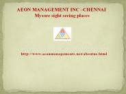 Aeon Management Inc Chennai (((101)))