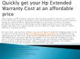 Hp Projector warranty Australia PowerPoint PPT Presentation