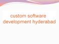 custom software development hyderabad PowerPoint PPT Presentation