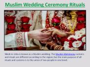 Muslim Wedding Ceremony