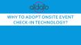 Onsite Event Check-in Technology | AIDA PowerPoint PPT Presentation