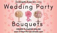 Wedding Party Bouquets by Trillium Florist Canada