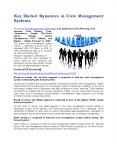 Key Market Dynamics in Crew Management Systems PowerPoint PPT Presentation