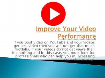 PPT – How to Increase Video Views PowerPoint presentation | free to ...