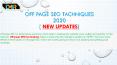 Off Page SEO Activities | Off Page SEO Techniques 2020 | DMIR PowerPoint PPT Presentation
