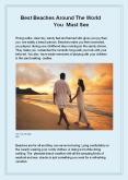 Best Beaches Around The World You Must See PowerPoint PPT Presentation