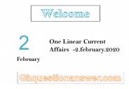 One Linear Current Affairs PPT 2020