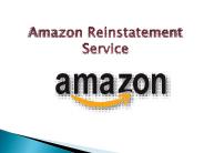 Amazon reinstatement service