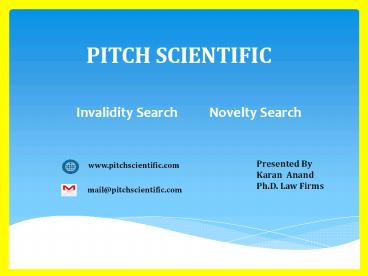 Invalidity Search | Novelty Search