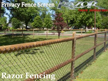 Privacy Fence Screen