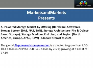 Attractive Opportunities in AI-Powered Stoarge Market