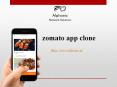 zomato app clone PowerPoint PPT Presentation