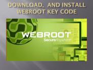 Webroot.com/safe | INSTALL  WEBROOT KEY CODE