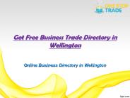 local Trade Directory in Wellington