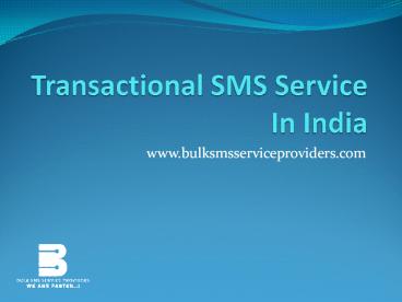 Transactional Sms Service In India