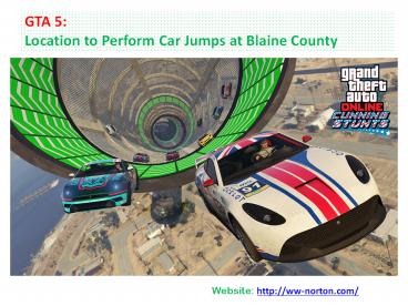 GTA 5: Location to Perform Car Jumps at Blaine County