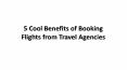 5 Cool Benefits of Booking Flights from Travel Agencies PowerPoint PPT Presentation