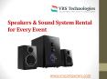 Sound System Rental Dubai | Sound and Light Rental PowerPoint PPT Presentation