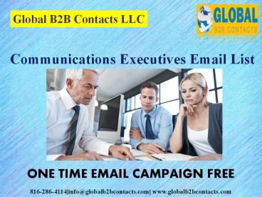 Communications Executives Email List