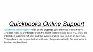 Quickbooks online support