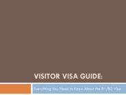 Visitor Visa Work Permit  USA