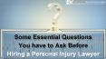Some Essential Questions You have to Ask Before Hiring a Personal Injury Lawyer PowerPoint PPT Presentation