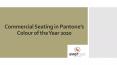 Commercial Seating in Pantone’s Colour of the Year 2020 PowerPoint PPT Presentation