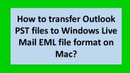 PST to EML Converter for Mac Tool