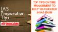 Read these top tips for time management to succeed in IAS exam PowerPoint PPT Presentation