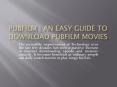 Download Pubfilm Movies PowerPoint PPT Presentation