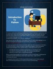 PPT – Introduction to Python PowerPoint presentation | free to download ...