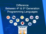 Differences between 4th and 5th generation programming language