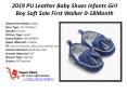 2019 PU Leather Baby Shoes Infants Girl Boy Soft Sole First Walker 0-18Month