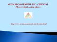 Aeon management Inc Chennai 111 PowerPoint PPT Presentation