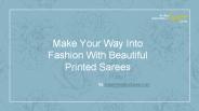 Beautiful Printed Sarees Collection 2020