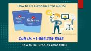 TurboTax error 42015