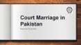 Professional Lawyer for Court Marriage in Lahore Pakistan PowerPoint PPT Presentation