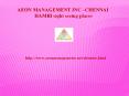 Aeon Management inc Chennai 118 PowerPoint PPT Presentation