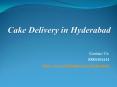 Cake Delivery in Hyderabad PowerPoint PPT Presentation