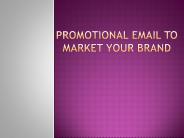 Promotional Email Services