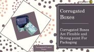Custom Printed Corrugated Boxes