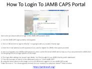Check my jamb result