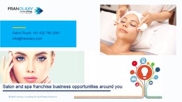 Salon and spa franchise business opportunities around you