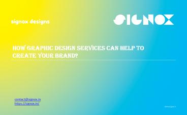 How Graphic design services can help to create your brand? (1)