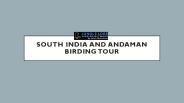 South India and Andaman Birding Tour